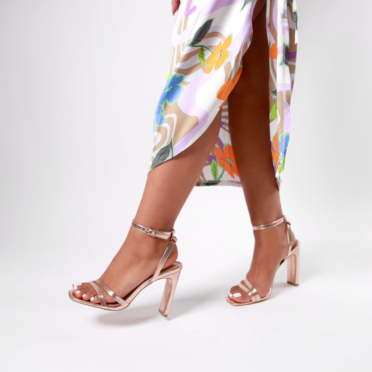 Small sales sandal heels